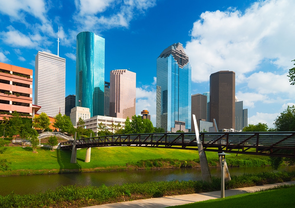 Houston downtown skyline